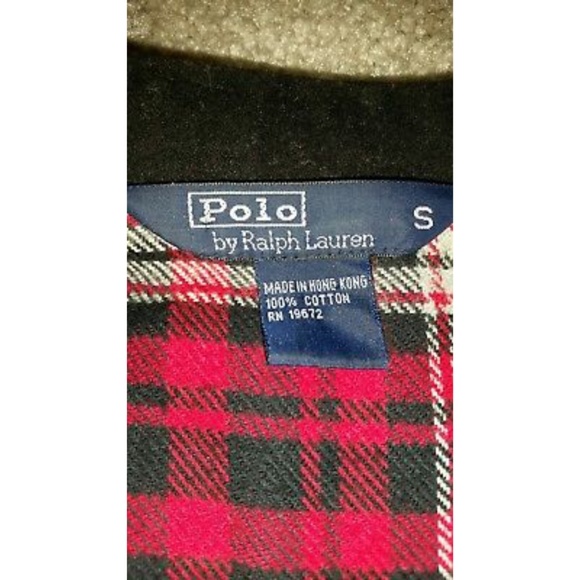 Polo by Ralph Lauren Plaid Fleece Jacket Size (S) - Picture 4 of 6
